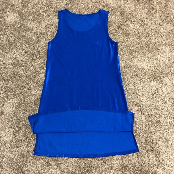 Athena Collection Dress Size S Royal Blue Stretchy Summer Colorful Casual Party - Picture 6 of 10